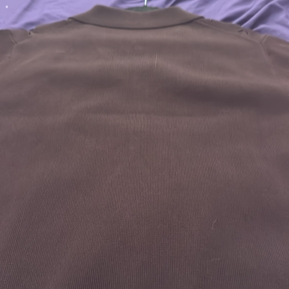 Reiss Ruby, laser, cut out diamond pattern, Cuban collar, shirt, size medium - Picture 6 of 6